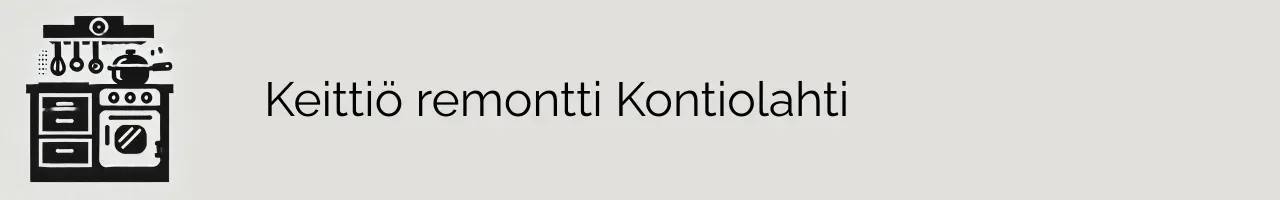 Keittiö remontti Kontiolahti